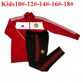 Manchester United 2020-2021 Børn Træningsjakke Dragt M002